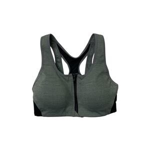 Nike Sports Bra Women XS Extra Small Shape High Support Padded Cut Out Zip Front